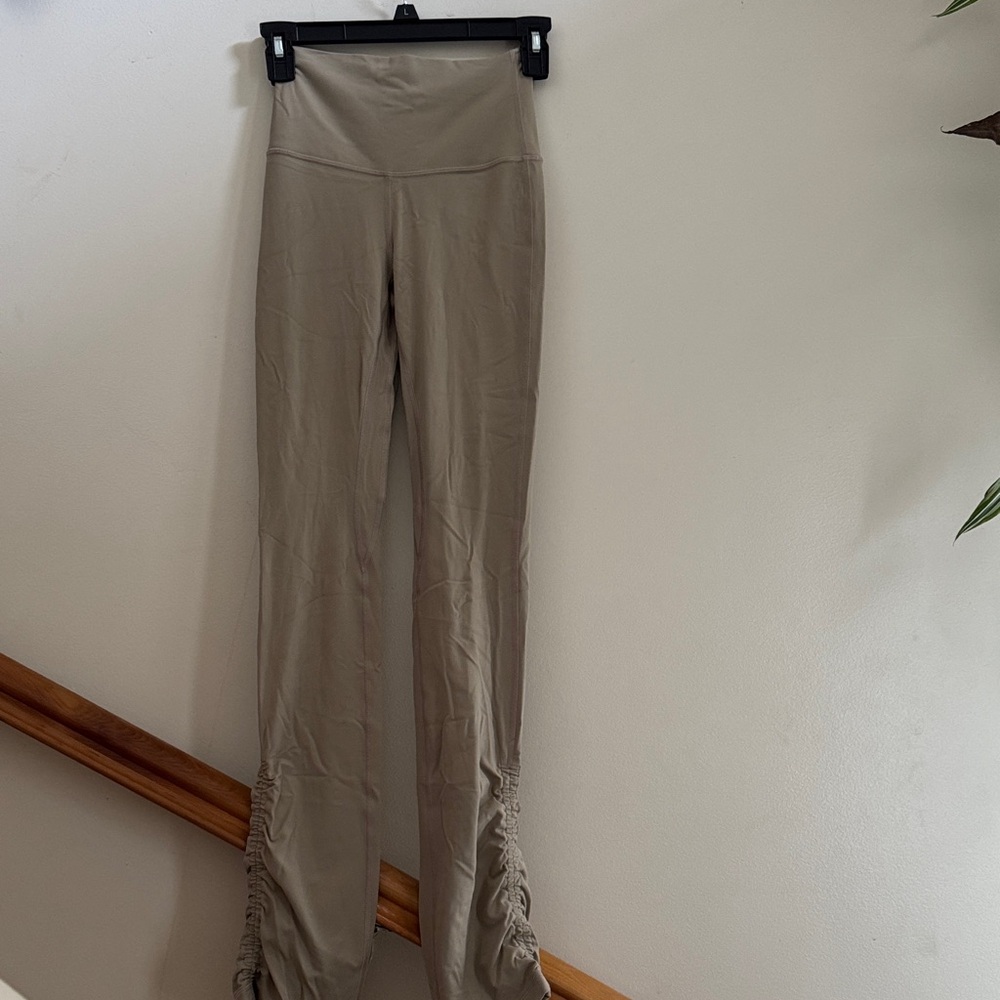 Lululemon Athletica High-Waisted Tan Leggings